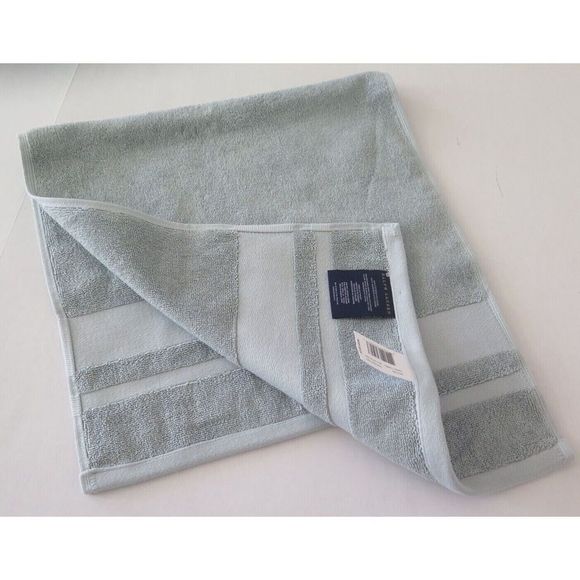 Ralph Lauren Wilton 16" x 32.5" Vintage Sky 100% Cotton Hand Towel - Picture 5 of 5